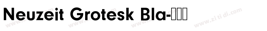 Neuzeit Grotesk Bla字体转换 Neuzeit Grotesk Bla字体转换